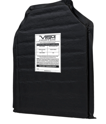 VISM LVL IIIA UHMWPE Soft Ballistic Panel 11&quot;X14&quot; - Shooter&#39;s Cut