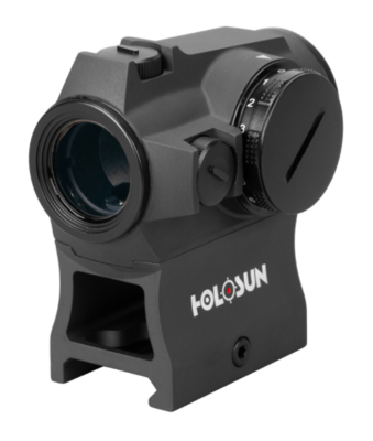 Holosun HS403R HS403R Black Anodized 1x 20mm 2 MOA Red Dot Reticle Includes Battery/Cover/Lens Cloth/Mounts/T10 L Key