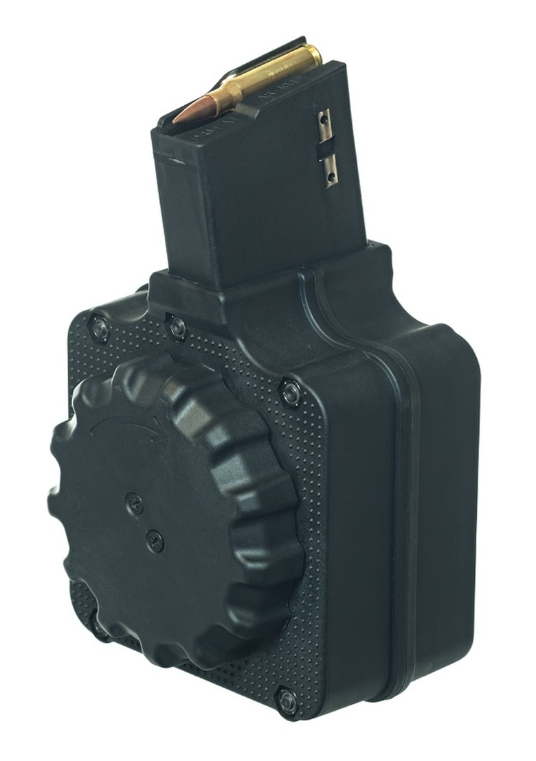 ProMag OEM Black Drum 50rd for 308 Win, 7.62x51mm NATO AR-10