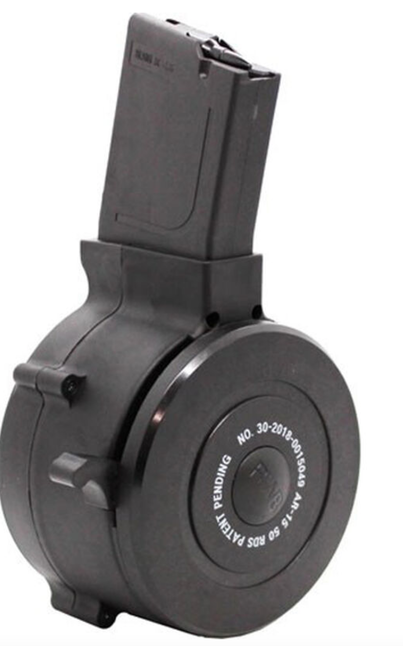 Iver Johnson AR 15 50 RD 223 Drum Mag