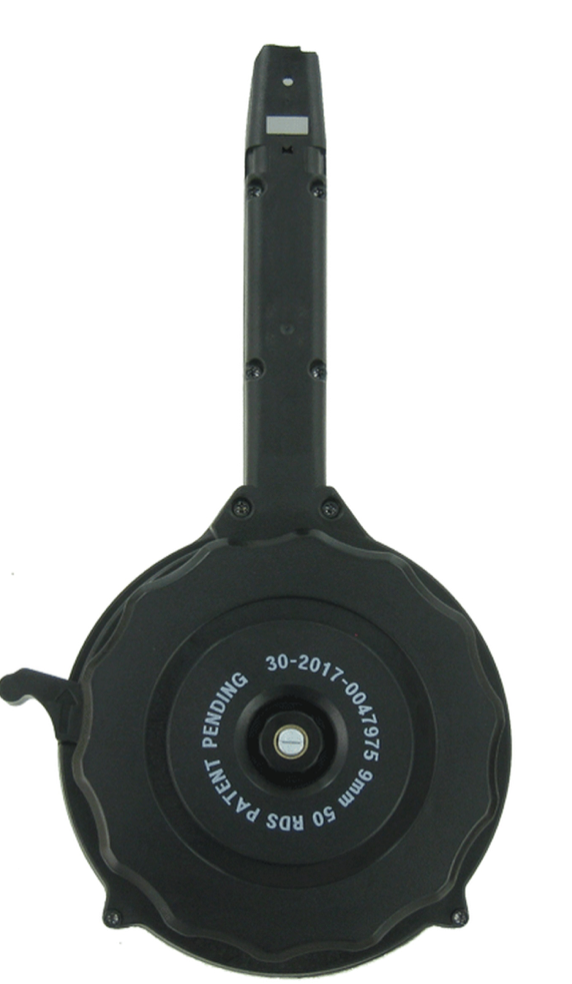 Iver Johnson RWB 50 RD 9mm Drum Mag