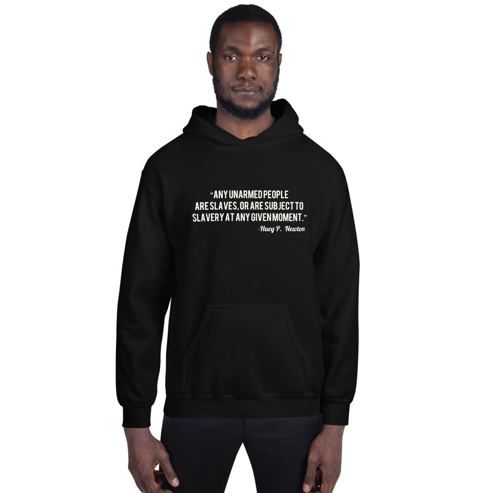 Unarmed People Are Slaves Unisex Hoodie, Size: S