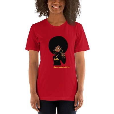 Black Power Queen Short-Sleeve Unisex T-Shirt