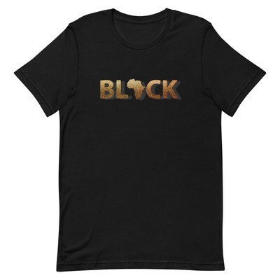 Black American Short-Sleeve Unisex T-Shirt