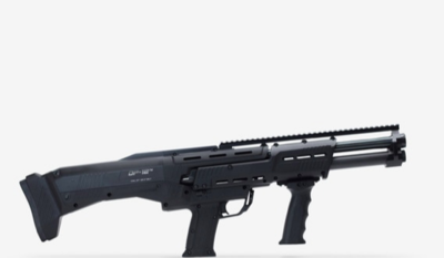 Standard Mfg DP12 - 12 Gauge 18.88&quot; 3&quot; 14+2 Black Rec/Stock Includes Composite Front Vertical Grip
