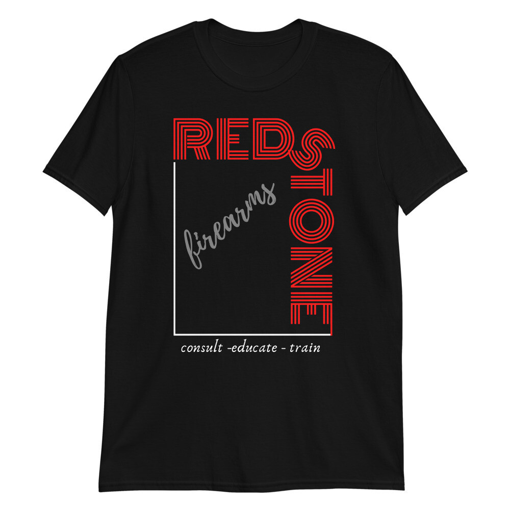 Redstone Firearms Consult, Educate &amp; Train Short-Sleeve T-Shirt, Color: Black, Size: S