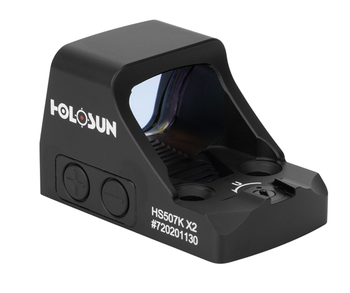 Holosun HS507KX2 HS507K X2 Black Anodized 1x 2/32 MOA Illuminated Red Circle w/Dot Reticle Includes Lens Cloth/Multi Tool
