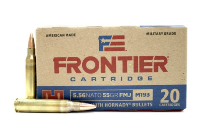 Frontier 5.56x45mm NATO 55 gr Full Metal Jacket (FMJ) 20 Bx