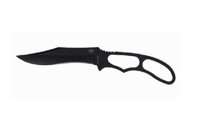 Ka-Bar Acheron Skeleton 3.13&quot; Fixed Recurve Plain Black 5Cr15 SS Blade Black 5Cr15 SS Handle