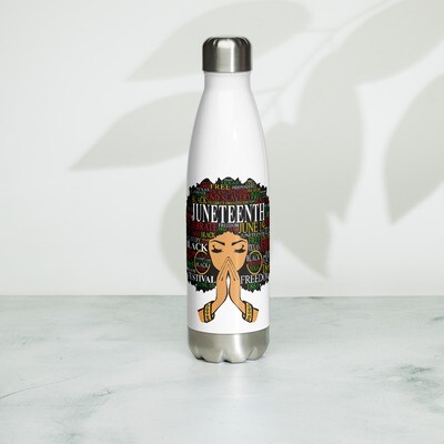 Juneteenth Celebration Stainless Steel Water Bottle