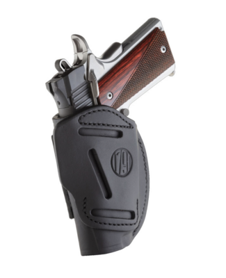 1791 Gunleather 4 Way WH-1 Multi-Fit IWB/OWB Concealment Holster for 3&quot;/4&quot; 1911 Semi Auto Models Right Hand Draw  WH-1