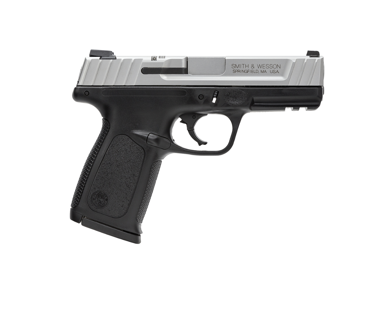 Smith &amp; Wesson 123900 SD9 VE 9mm Luger 4&quot; 10+1 Black Satin Stainless Steel Slide Textured Black Polymer Grip
