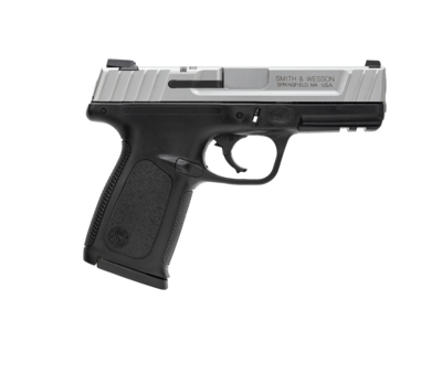 Smith &amp; Wesson 123900 SD9 VE 9mm Luger 4&quot; 10+1 Black Satin Stainless Steel Slide Textured Black Polymer Grip