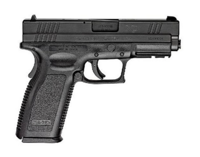 Springfield XD Service Model Semi Auto Pistol .45 ACP 4&quot; Barrel 10 Rounds Polymer Frame Black with Essentials Package XD9611