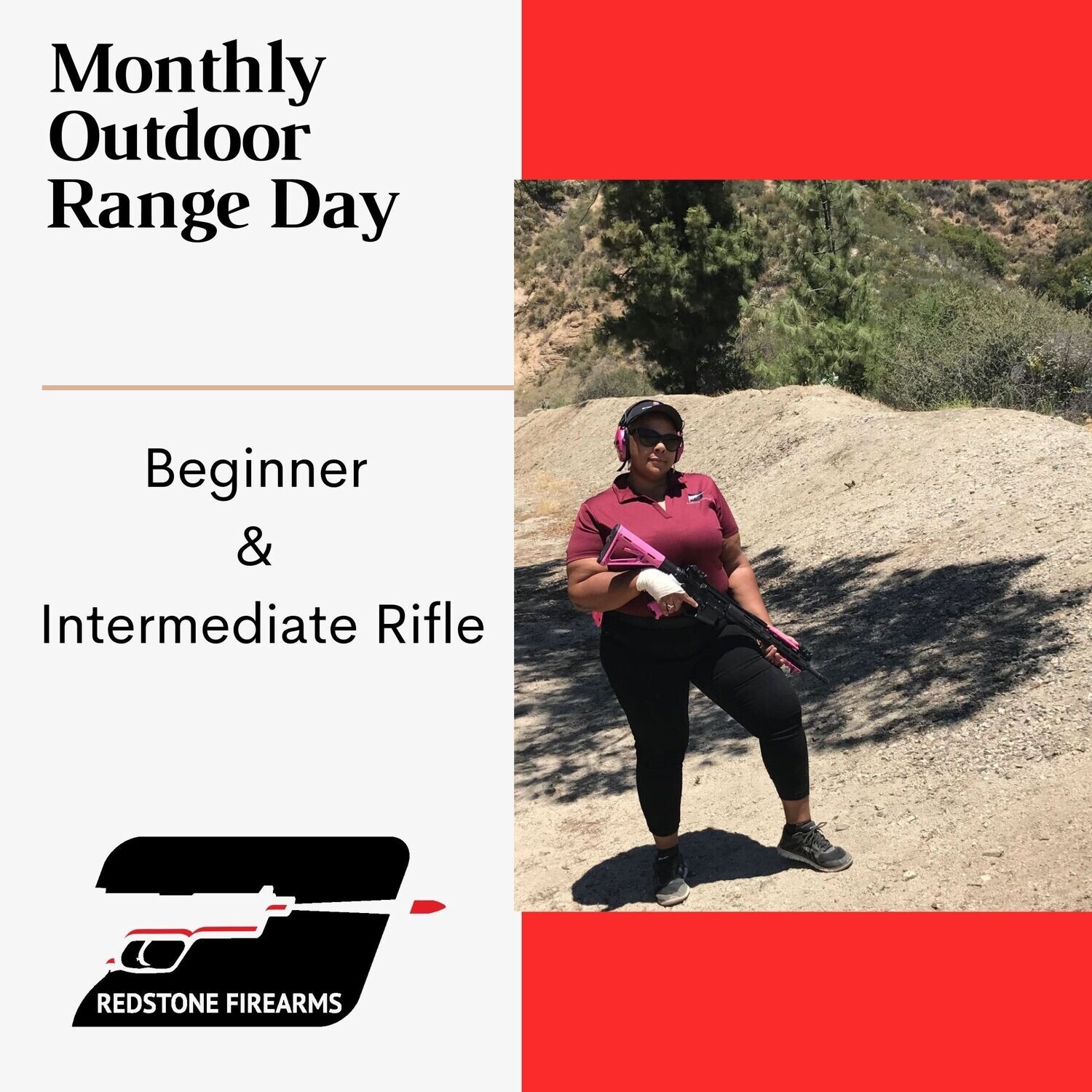 Monthly Outdoor Range Day (Beginner/Intermediate Rifle)