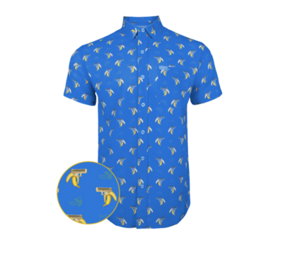 Retro Rifle Organic Blue