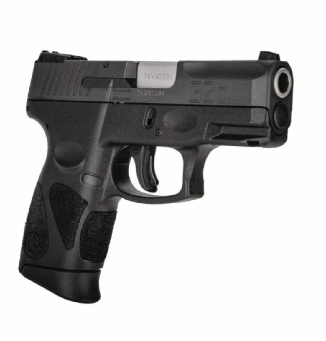 Taurus G2C 9mm Luger 3.20&quot; 10+1 Black Frame w/Rail Matte Black Steel Slide Black Polymer Grip