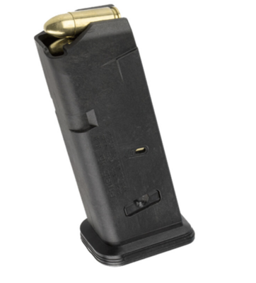 Magpul BLK PMAG GL9 Black Detachable 10rd 9mm Luger for Glock 19