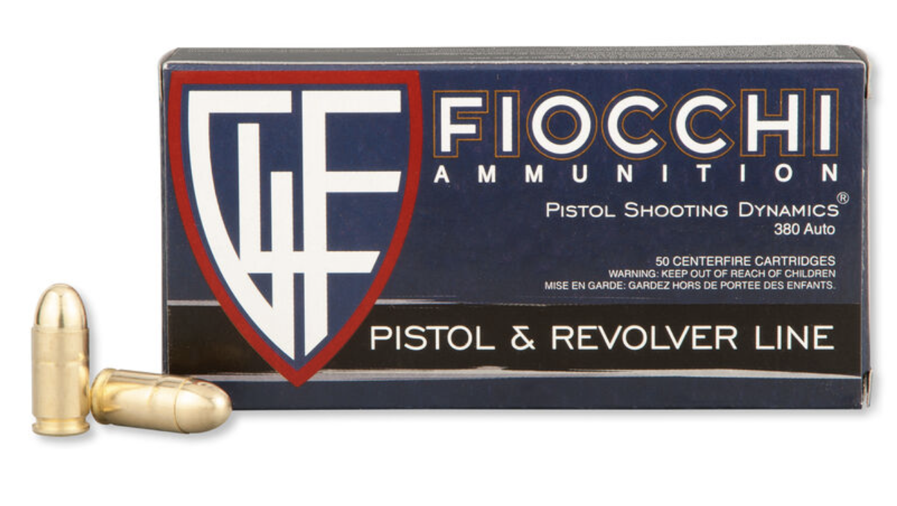 Fiocchi Range Dynamics 380 ACP 95 gr 960 fps Full Metal Jacket (FMJ) 50 Bx