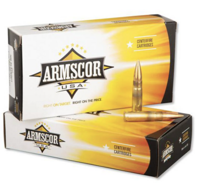 Armscor Rifle 300 Blackout 147 gr Full Metal Jacket (FMJ) 20 Bx