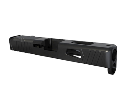 Rival Arms Slide for GLOCK 19 Gen 4 RMR Optic Ready  Stainless Steel Billet Matte Black Finish