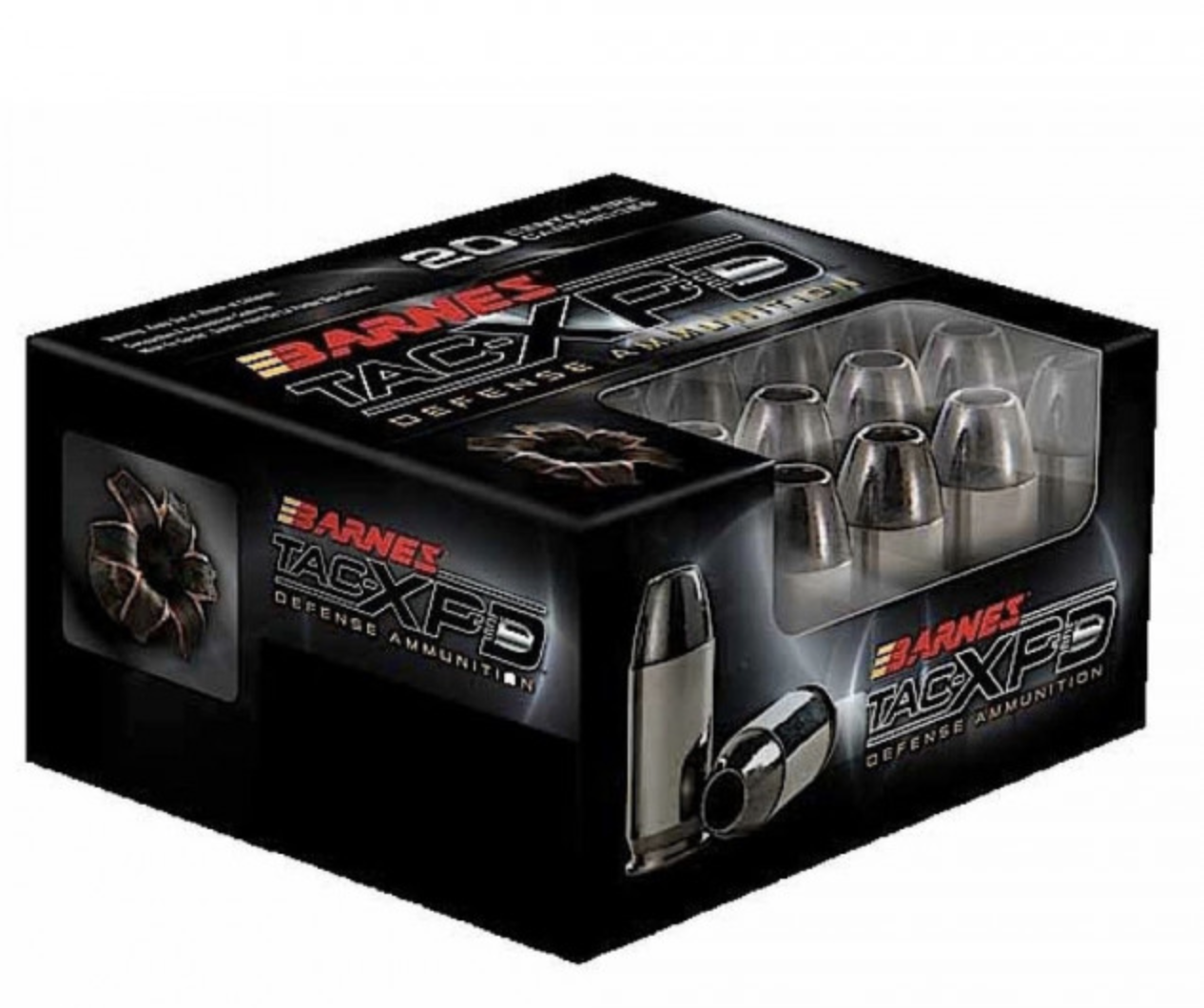 Barnes .380 ACP 80gr TAC-XPD HP 990 fps 20 Rounds