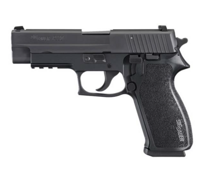  Sig Sauer  P220 Full Size *CA Compliant 45 ACP Caliber with 4.40&quot; Barrel, 8+1 Capacity, Black Hardcoat Anodized Finish Aluminum Picatinny Rail Frame, Serrated Black Nitron Stainless Steel Slide, Blac