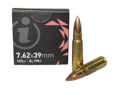 Igman 7.62x39 mm 123 gr/ 8g FMJ 15 Rd Box 