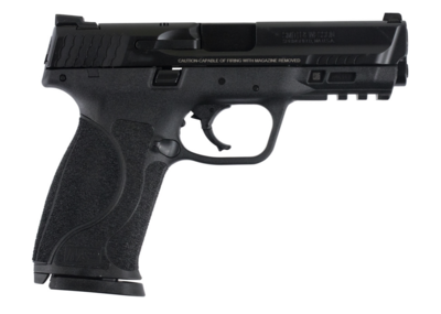 Smith &amp; Wesson 11758 M&amp;P M2.0 9mm Luger 4.25&quot; 15+1 Black Black Armornite Stainless Steel Slide Black Polymer Grip