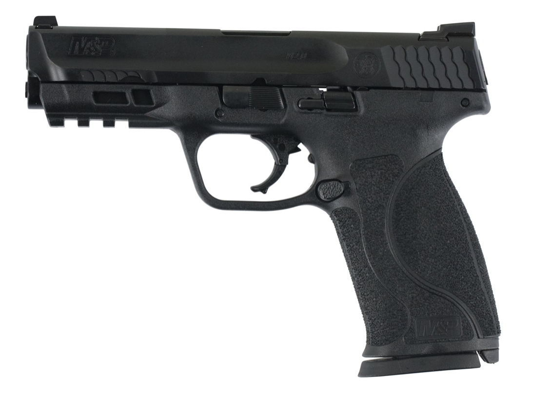 Smith &amp; Wesson 11761 M&amp;P M2.0 9mm Luger 4.25&quot; 10+1 Black Black Armornite Stainless Steel Slide Black Polymer Grip