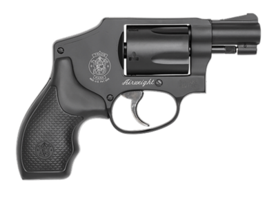 Smith &amp; Wesson 162810 Model 442 Airweight 38 S&amp;W Spl +P 5rd 1.88&quot; Black Stainless Steel Barrel, Black Carbon Steel Cylinder, Black Aluminum Frame with Black Polymer Grip &amp; Enclosed Hammer