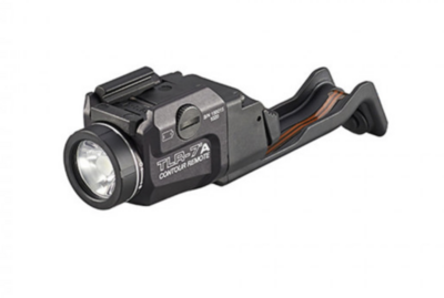 Streamlight 69428 TLR-7 A Weapon Light w/Contour Remote Fits Glock Gen4-5 140/500 Lumens Output White LED Light 131 Meters Beam Rail Grip Clamp Mount Weapon Light Aluminum