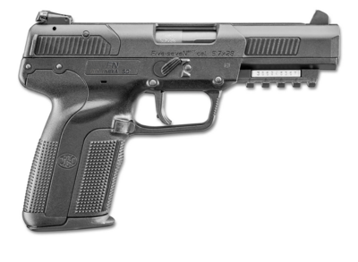 FN  Five-seveN 5.7x28mm 4.80&quot; 10 + 1 or  20+1 (2) Black Black Steel Slide Black Polymer Grip