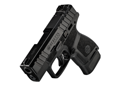 Beretta  APX A1 9mm Luger 3.30&quot; 6+1,8+1 Overall Black with Front Serrated Slide with Optics Cut