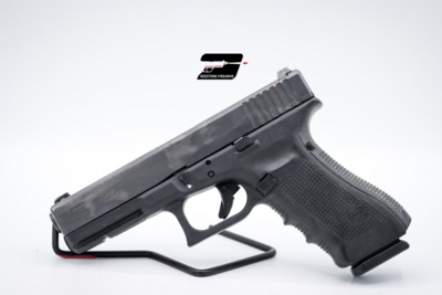 (Pre-Owned) Glock G22 Gen 4 Rebuilt 40 S&amp;W 4.49&quot; 15+1 Black Polymer Frame &amp; Grip with Black Steel Slide