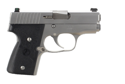 Kahr Arms MK *CA Compliant 9mm Luger 3&quot; 6+1,7+1 Matte Stainless Steel Textured Wraparound Black Nylon Grip Tritium Night Sights