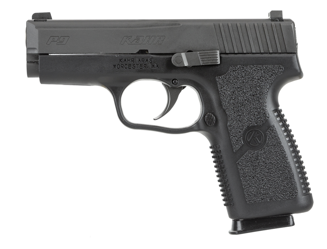 Kahr Arms KP9094N P 9mm Luger 3.50&quot; 7+1 Black Black Stainless Steel Slide Black Polymer Grip Night Sights
