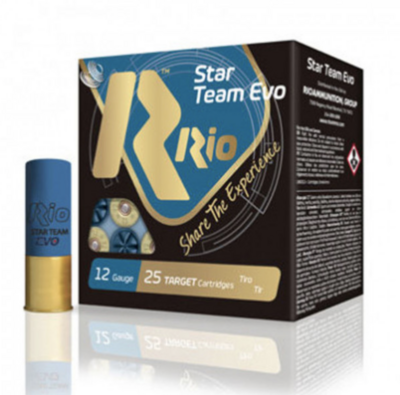 Rio Ammunition Star Team EVO Training 12 Gauge 2.75&quot; 1 1/8 oz 8 Shot 25 Per Box