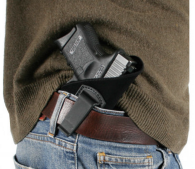 BLACKHAWK Inside-The-Pants Holster, Right Hand, Nylon, Black, Size 06