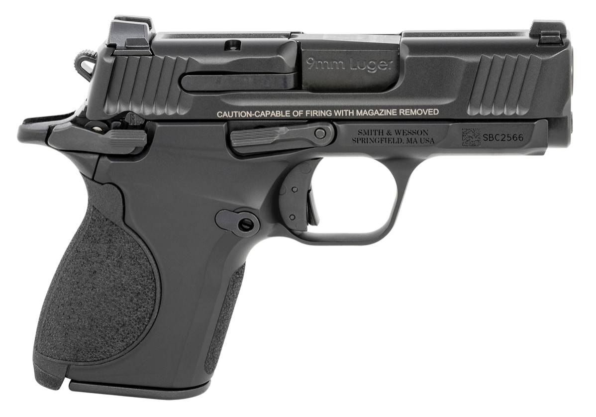 Smith &amp; Wesson CSX 9mm Luger 3.10&quot; 10+1,12+1 Matte Black Black Armornite Stainless Steel Barrel/Slide Textured Black Polymer Grip Interchangeable Backstraps Includes 2 Mags