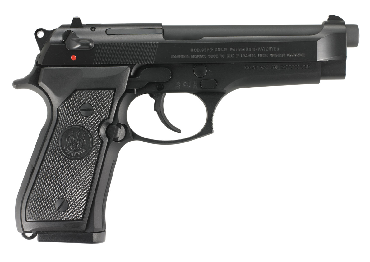 Beretta USA 92FS *CA Compliant 9mm Luger 4.90&quot; 10+1 Black Bruniton Steel Slide Black Polymer Grip (Made in USA)