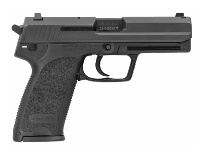 HK USP V1 *CA Compliant 45 ACP 4.41&quot; 10+1 (2) Black Black Steel Slide Black Polymer Grip