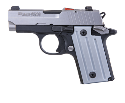 Sig Sauer P238 *CA Compliant 380 ACP 2.70&quot; 6+1 Black Hardcoat Anodized Aluminum Frame Stainless Steel Slide Gray Polymer Grip