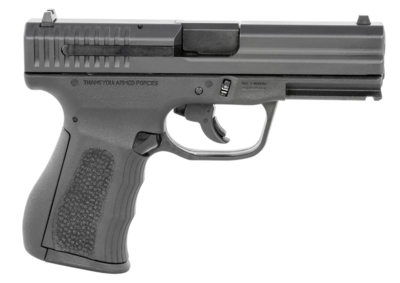 FMK 9C1 G2 *CA/MA Compliant 9mm Luger 4&quot; 10+1 Overall Black Finish with Carbon Steel Slide, Black Interchangeable Backstrap Grip &amp; Picatinny Rail