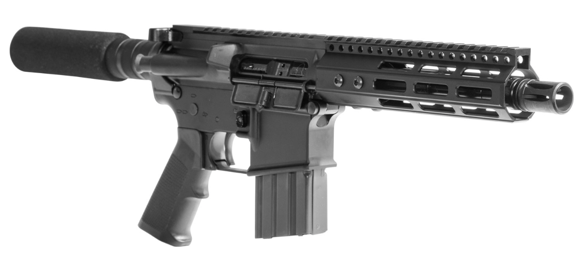 Franklin Armory  CA7  *CA Compliant 5.56x45mm NATO 7.50&quot; 10+1 Black Hard Coat Anodized Polymer Grip Buffer Tube