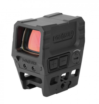 HOLOSUN AEMS CORE REFLEX SIGHT - 2 MOA, RED DOT, ALUMINUM