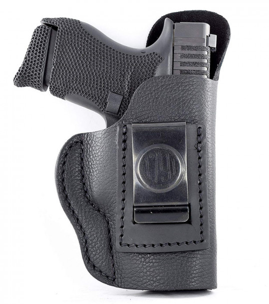 1791 SMOOTH CONCEALMENT HOLSTER - NIGHT SKY BLACK, RIGHT HANDED, LEATHER, SIZE 3, OPTIC READY