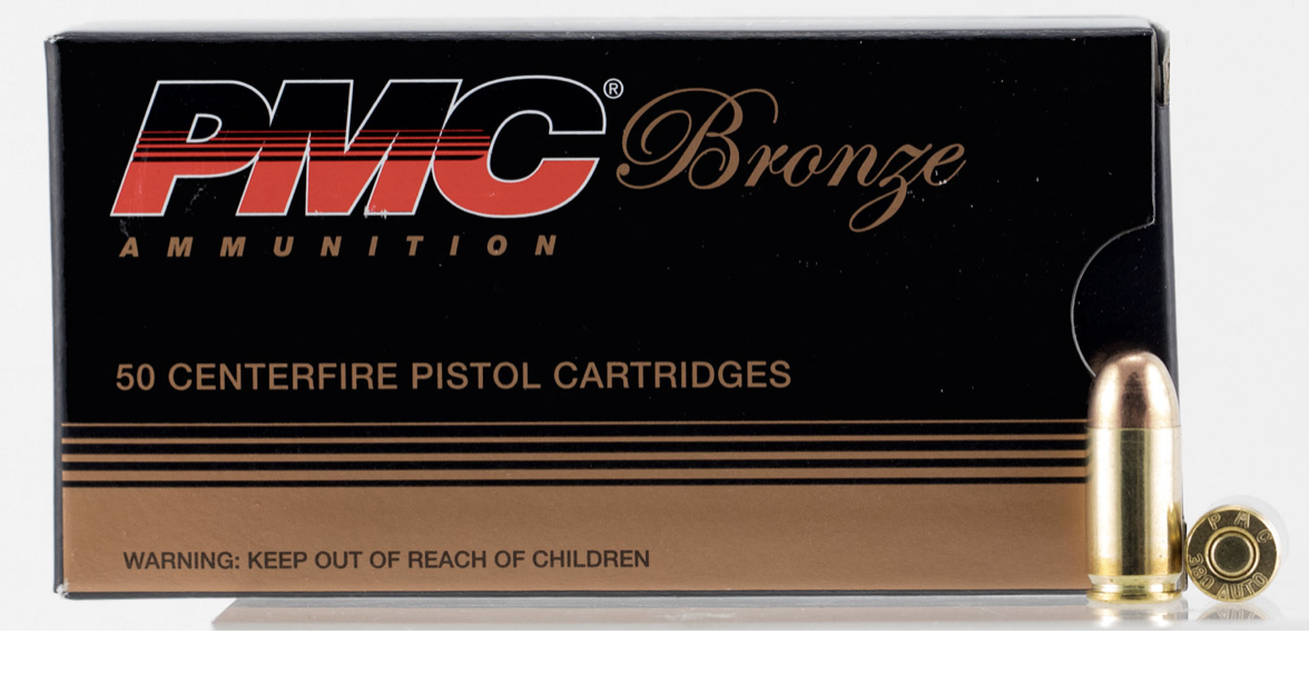 PMC Bronze 380 ACP 90 gr Full Metal Jacket (FMJ) 50 Bx