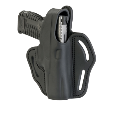 1791 Gunleather BHX3SBLR BHX Black Leather OWB Glock 17; S&amp;W Shield; Sprgfld XD9 Right Hand