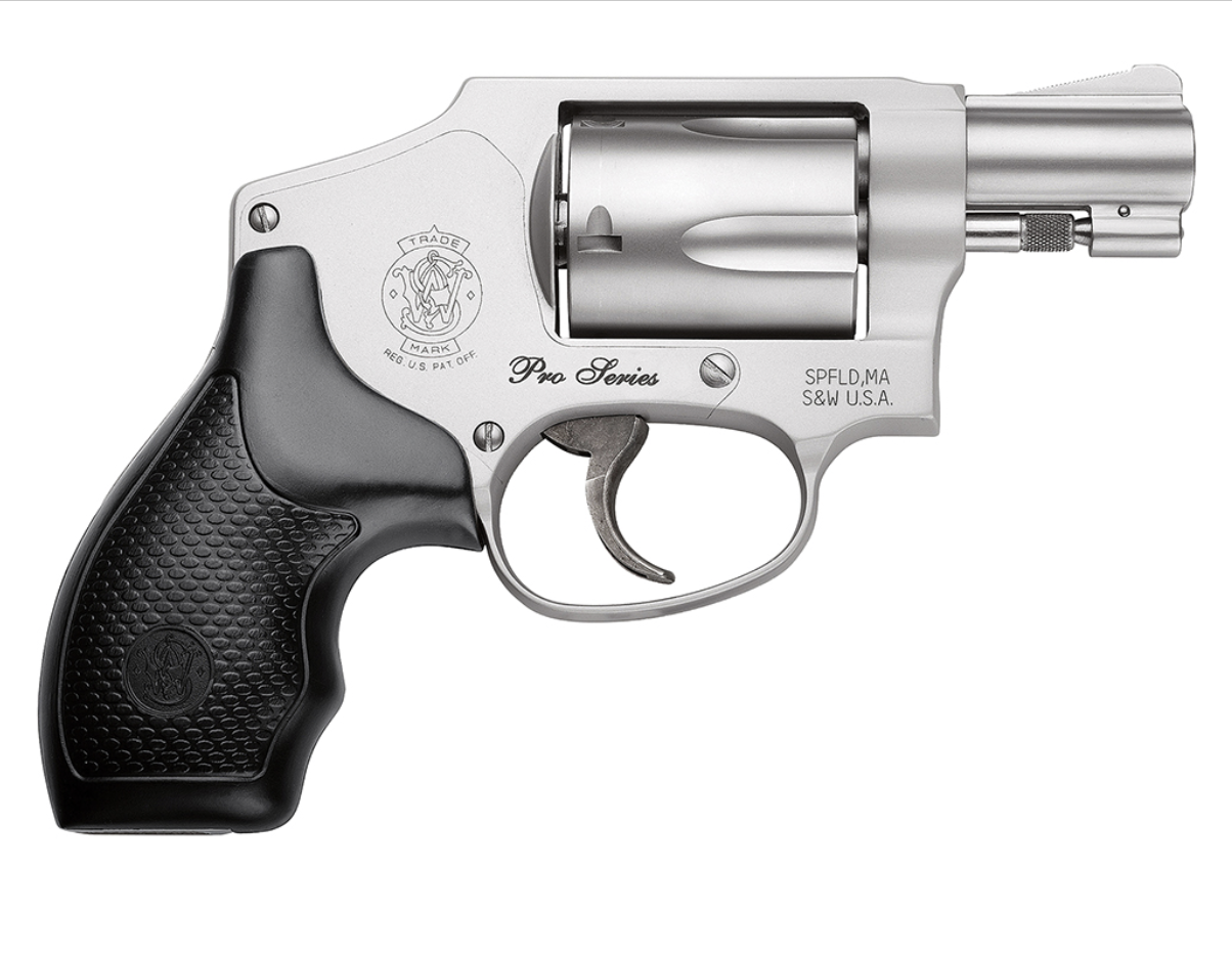 Smith &amp; Wesson 178042 Performance Center Pro Model 642 38 S&amp;W Spl +P 5rd 1.88&quot; Stainless Steel Barrel &amp; Cylinder Matte Silver Aluminum Frame with Black Polymer Grip &amp; No Internal Lock Includes Moon Cl